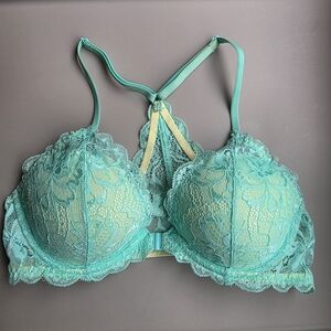 Victoria's Secret Lace Bra - Aqua